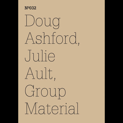 Cover Doug Ashford, Julie Ault, Group Material