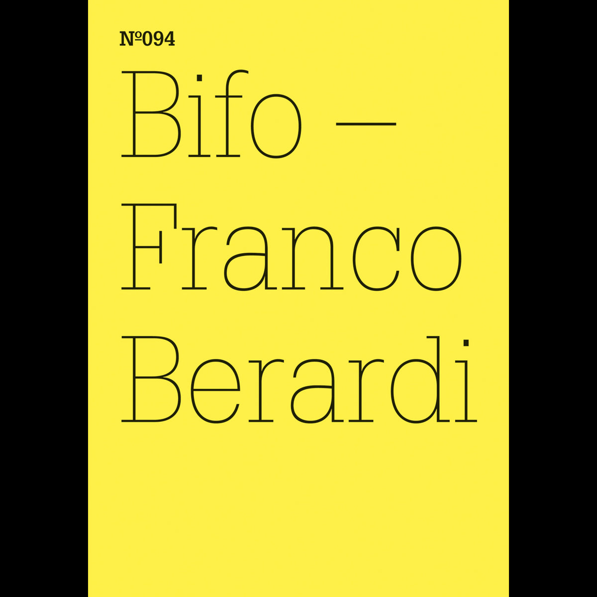 Coverbild Bifo - Franco Berardi