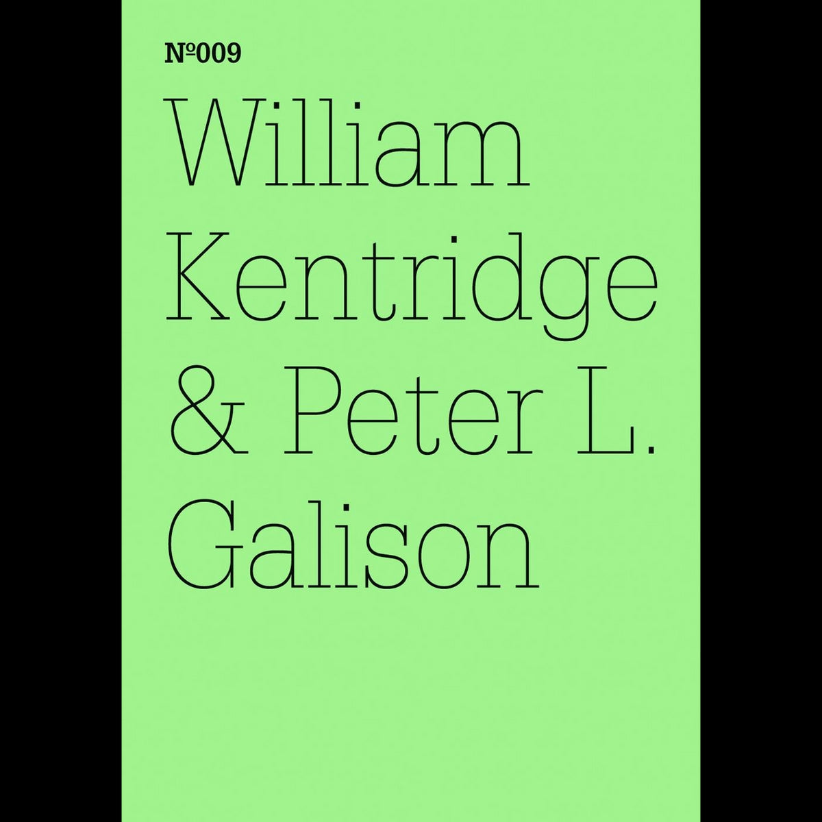 Coverbild William Kentridge & Peter L. Galison