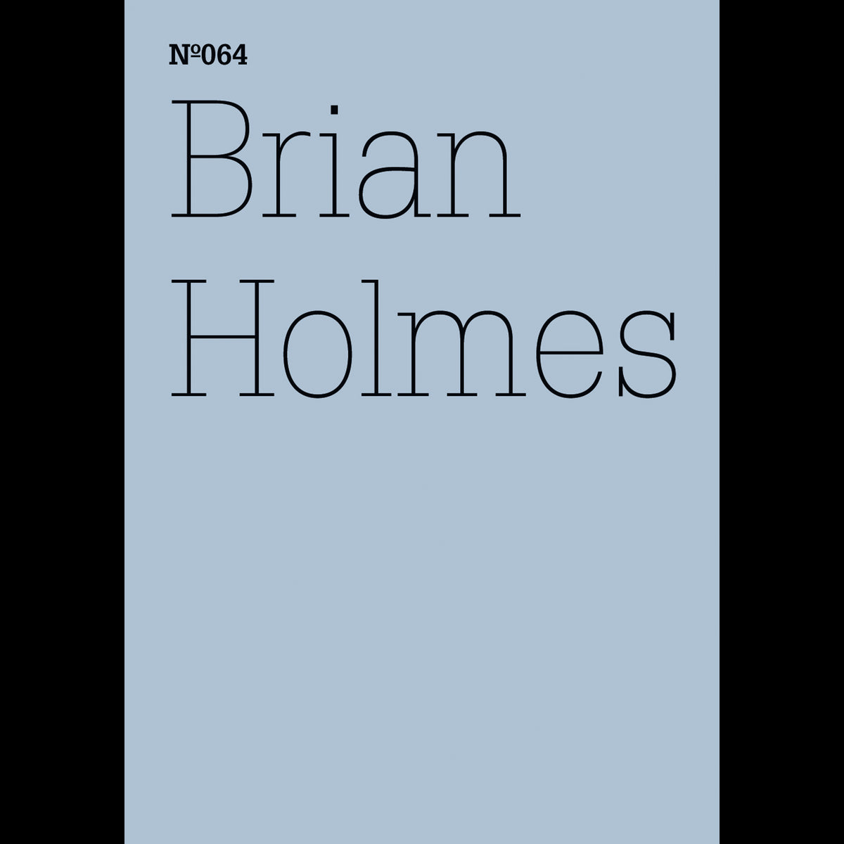 Coverbild Brian Holmes