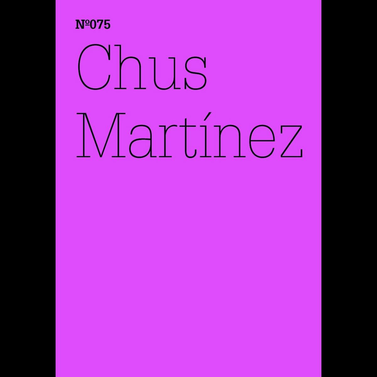 Coverbild Chus Martínez