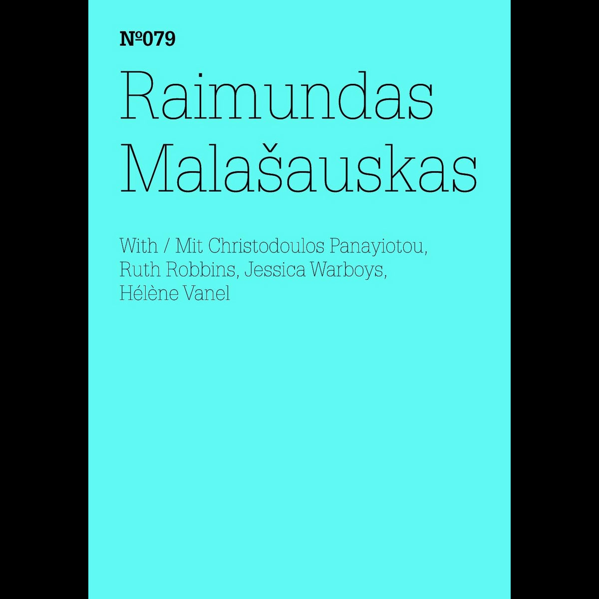Coverbild Raimundas Malašauskas