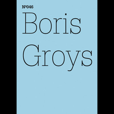 Cover Boris Groys