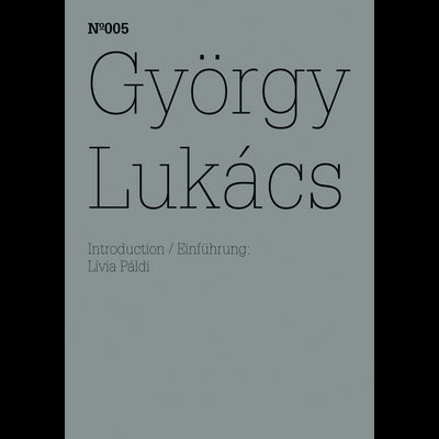 Cover György Lukács