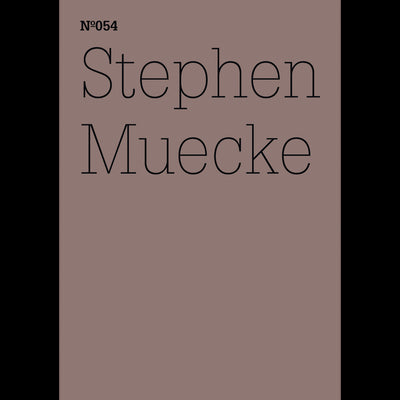 Cover Stephen Muecke