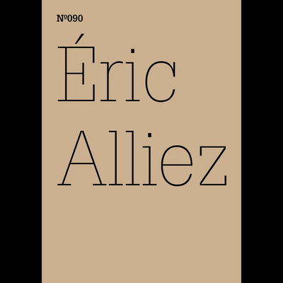 Cover Éric Alliez