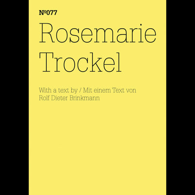 Cover Rosemarie Trockel