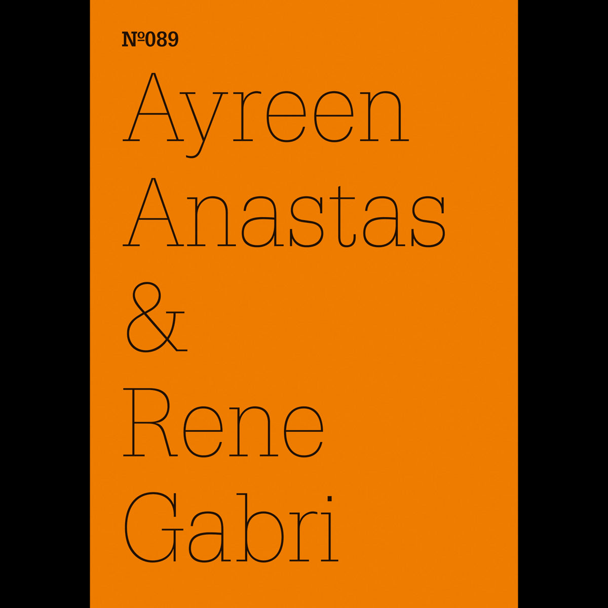 Coverbild Ayreen Anastas & Rene Gabri