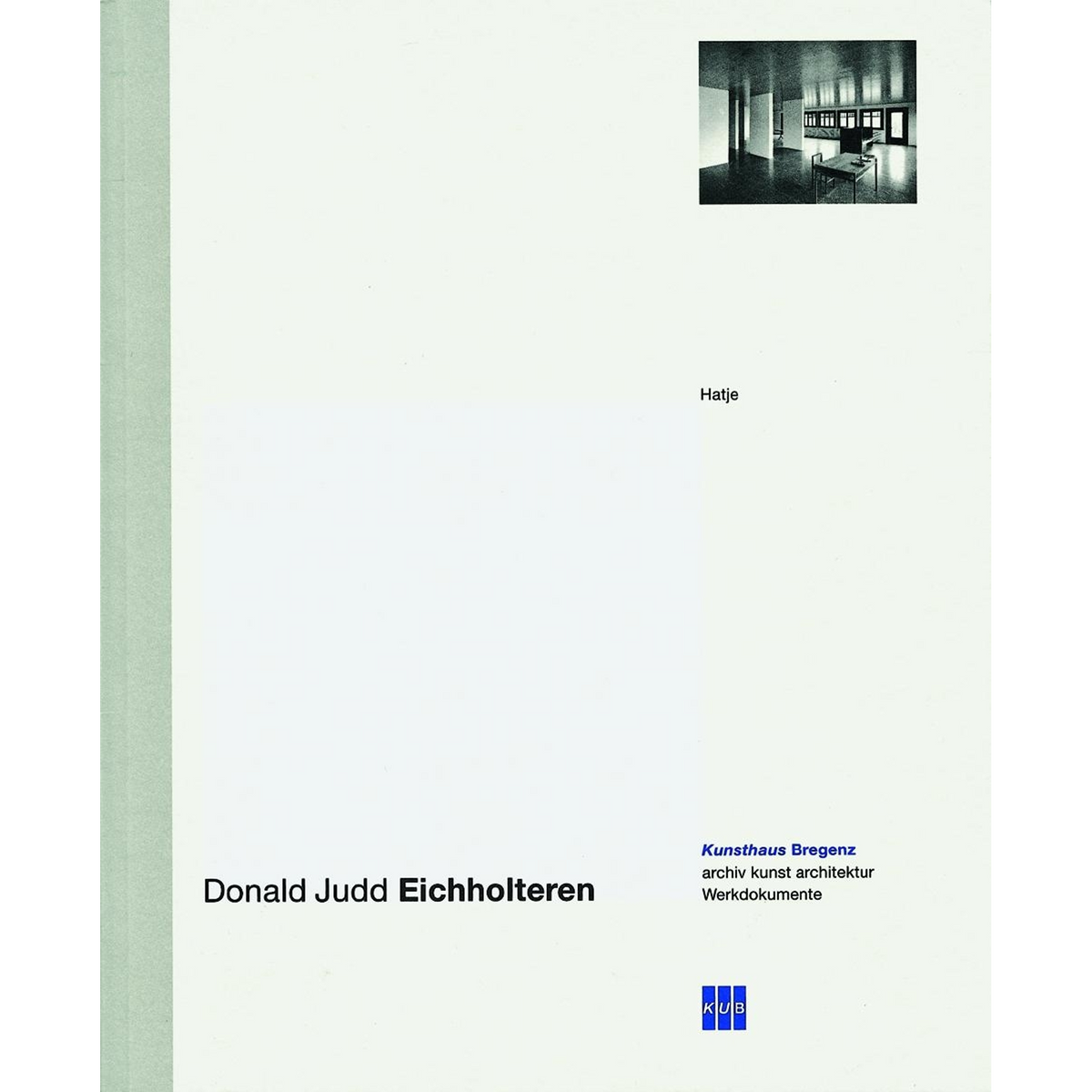 Coverbild Donald Judd