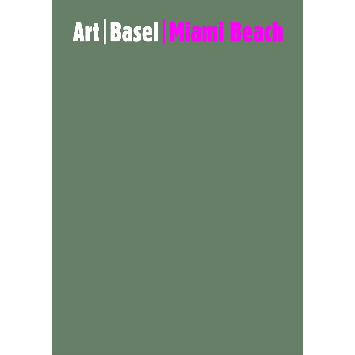 Coverbild Art Basel Miami Beach