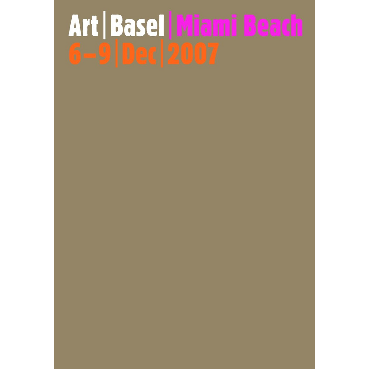 Coverbild Art Basel Miami Beach