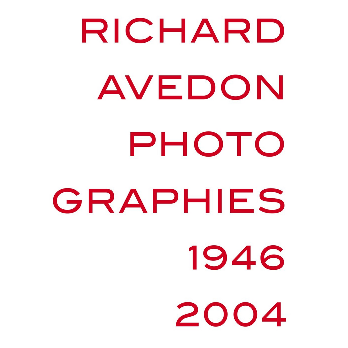 Coverbild Richard Avedon