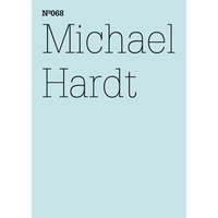 Ein hellblaues Cover mit dem Namen Michael Hardt in großer, schwarzer Serifenschrift. Oben links steht Nº068.