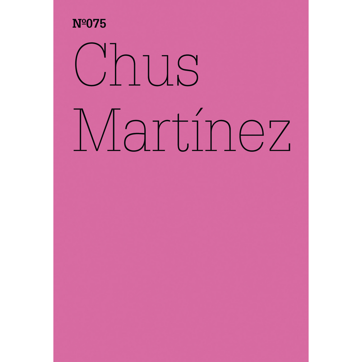 Coverbild Chus Martínez