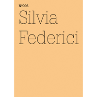 Ein pfirsichfarbenes Cover mit dem Text Nº096 und Silvia Federici in einer dünnen, schwarzen Serifenschrift.