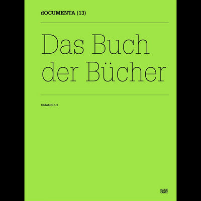 Cover dOCUMENTA (13)Katalog 1/3