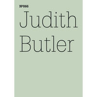 Ein Buchcover mit dem Namen Judith Butler in einer dünnen, schwarzen Schrift auf einem blassgrünen Hintergrund. Oben links steht die Nummer 066.