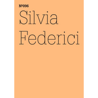 Ein pfirsichfarbenes Cover mit dem Text Nº096 und Silvia Federici in schwarzer, dünner Schrift.