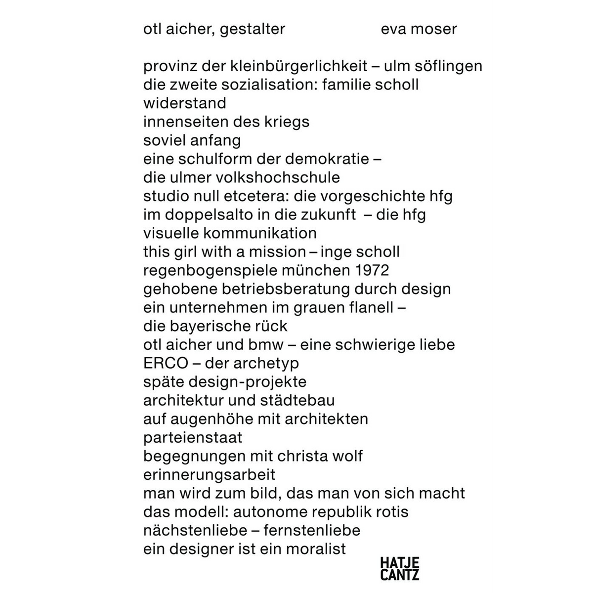 Coverbild Otl Aicher