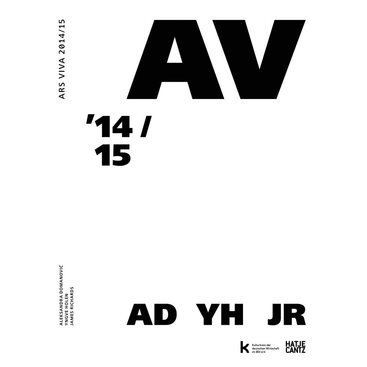 Coverbild ars viva 2014/15