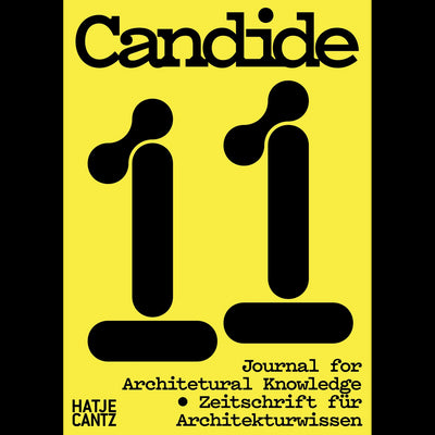 Cover Candide. Journal for Architectural Knowledge