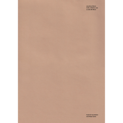 Cover Jonathan Monk