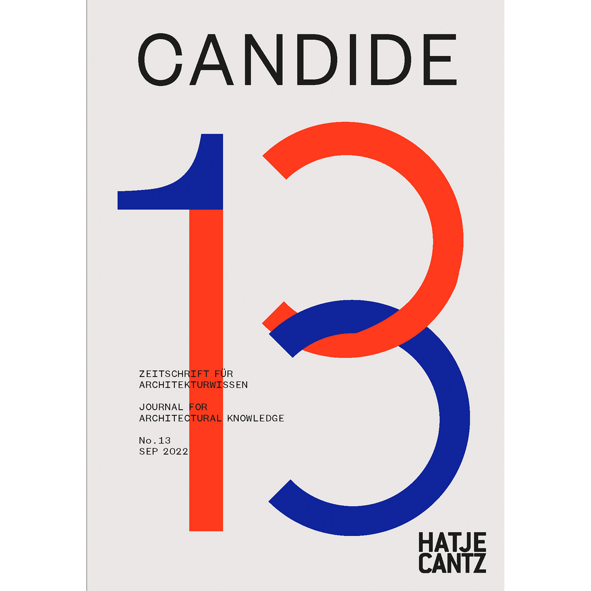 Coverbild Candide. Journal for Architectural Knowledge