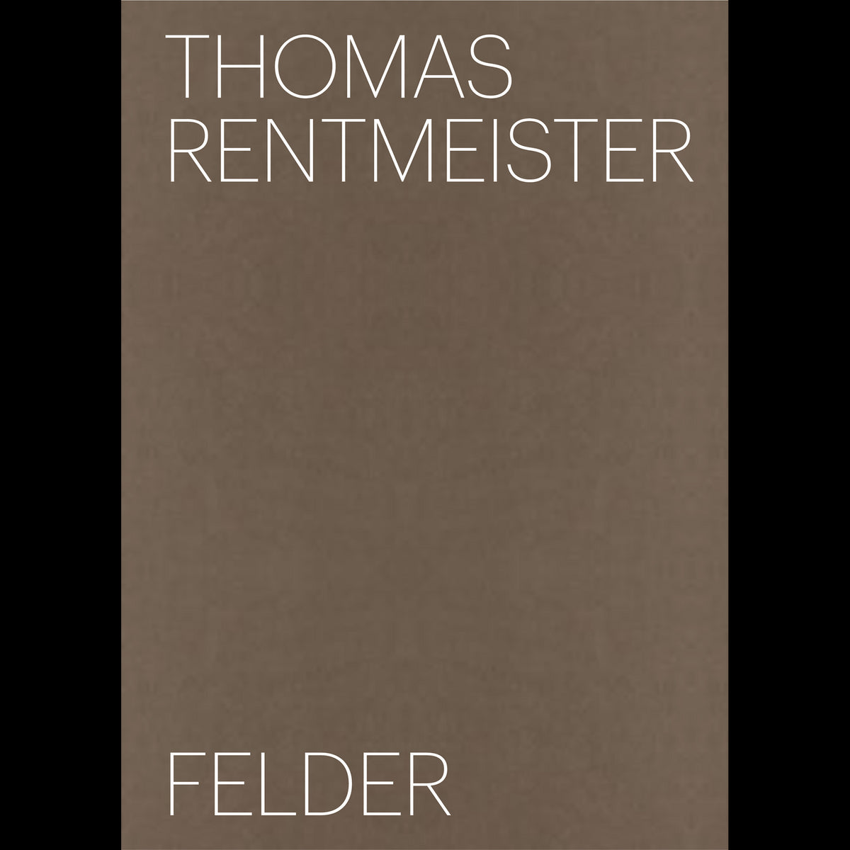 Coverbild Thomas Rentmeister