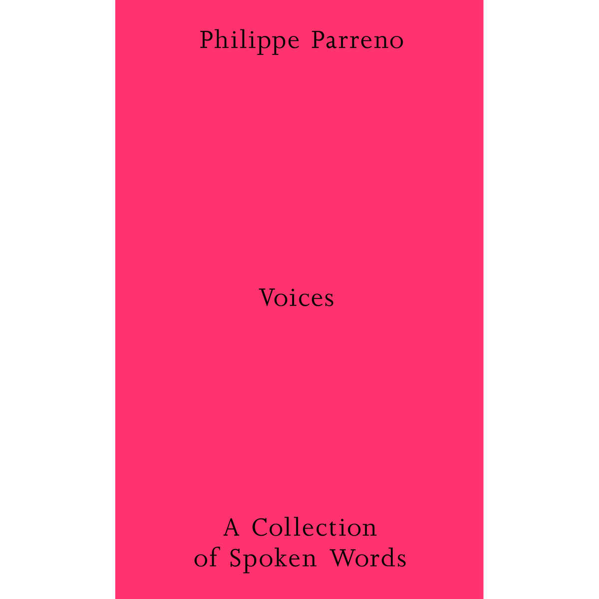 Coverbild Philippe Parreno