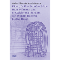Ein Buchcover in Lavendeltönen zeigt eine lila Zeichnung einer Drahtskulptur in Form eines Kopfes. Dahinter ist schwach der Umriss eines Gesichts zu erkennen.