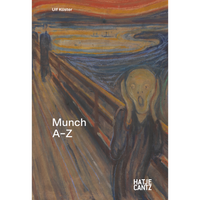 Das Cover des Buches Munch A-Z von Ulf Küster zeigt das Gemälde Der Schrei von Edvard Munch.