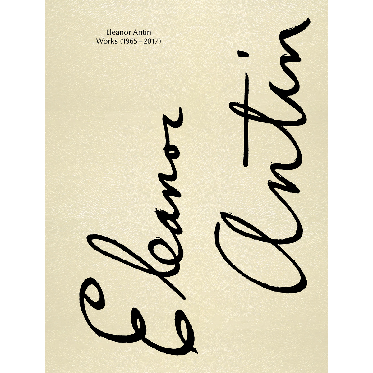 Coverbild Eleanor Antin. Works 1965-2017
