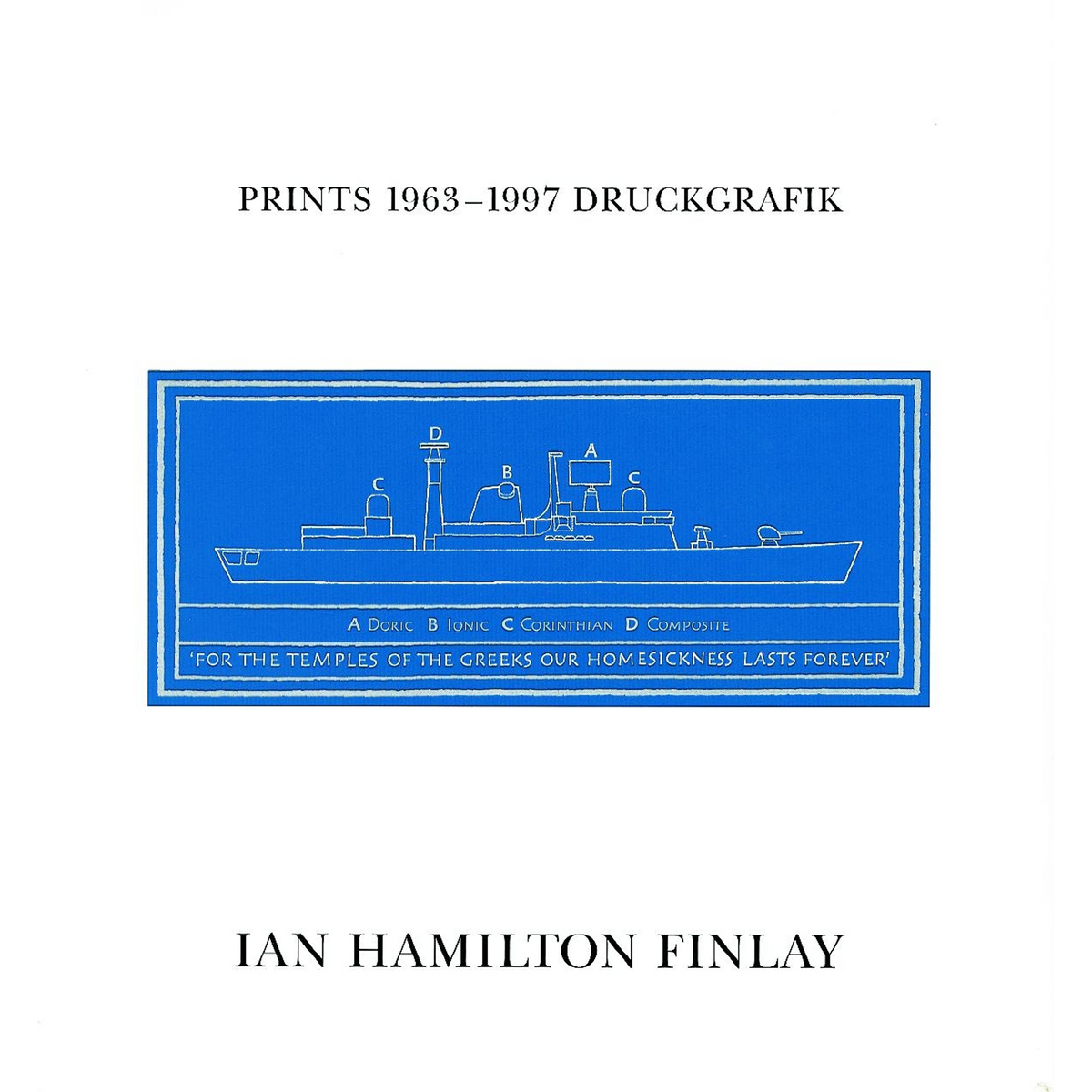 Coverbild Ian Hamilton Finlay