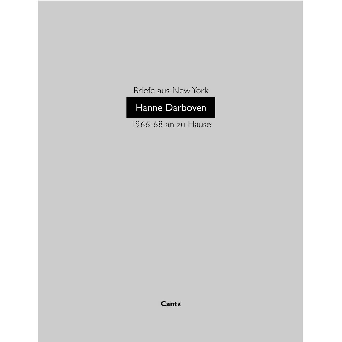 Coverbild Hanne Darboven