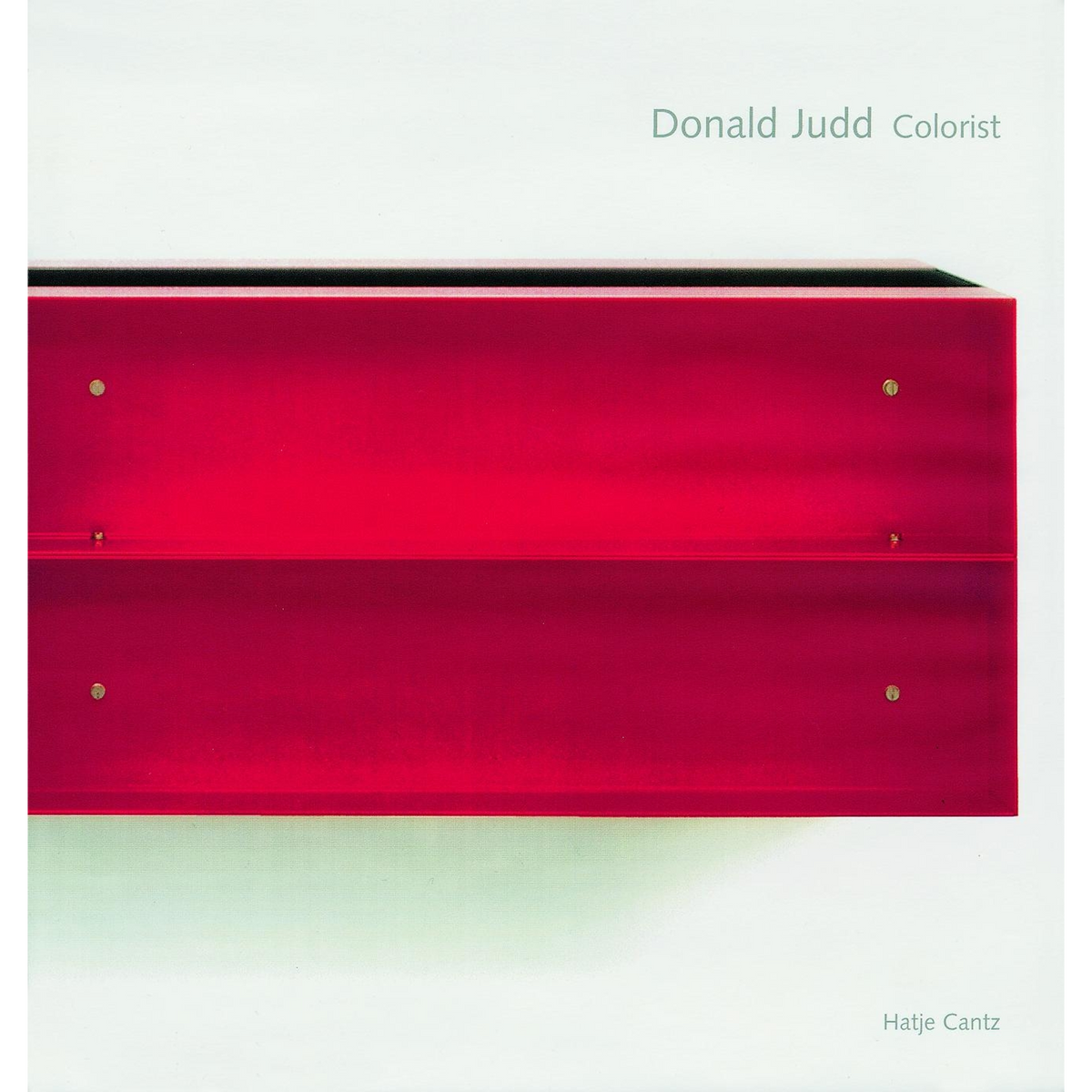 Coverbild Donald Judd