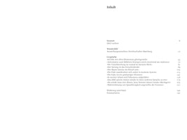 Das Inhaltsverzeichnis eines Buches mit dem Titel Inhalt. Es listet die Kapitel und ihre Seitenzahlen auf. Die Abschnitte sind: Vorwort, Wunderbild, Gespräche, Widmung und Dank sowie Fotonachweis. Der Abschnitt Gespräche enthält eine Liste von zehn Titeln. Die Seitenzahlen reichen von 6 bis 241.