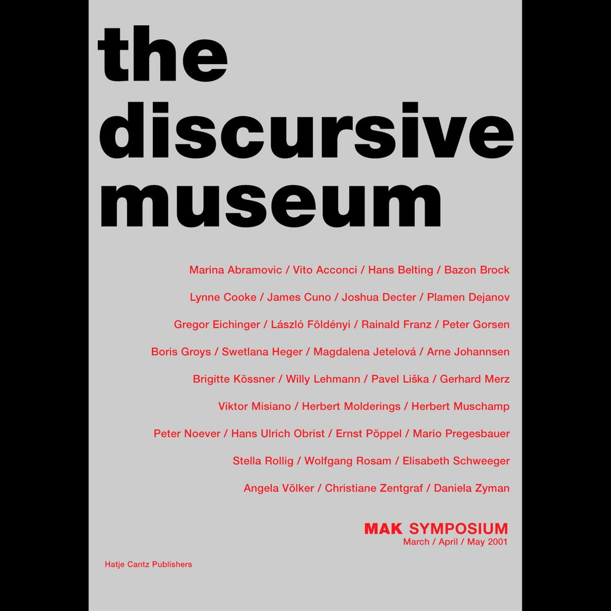 Coverbild the discursive museum