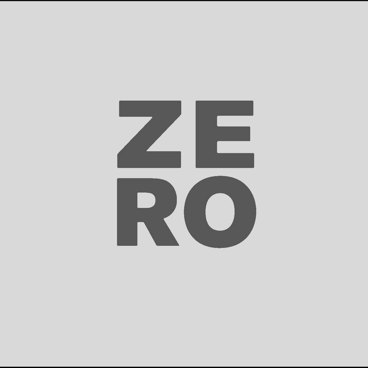 Coverbild Zero aus Deutschland 1957 bis 1966.