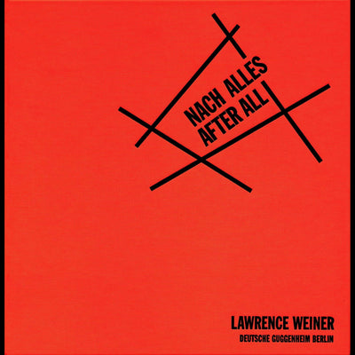 Cover Lawrence Weiner