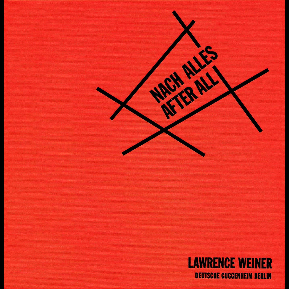 Coverbild Lawrence Weiner
