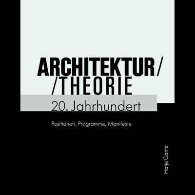 Cover Architekturtheorie 20. Jahrhundert