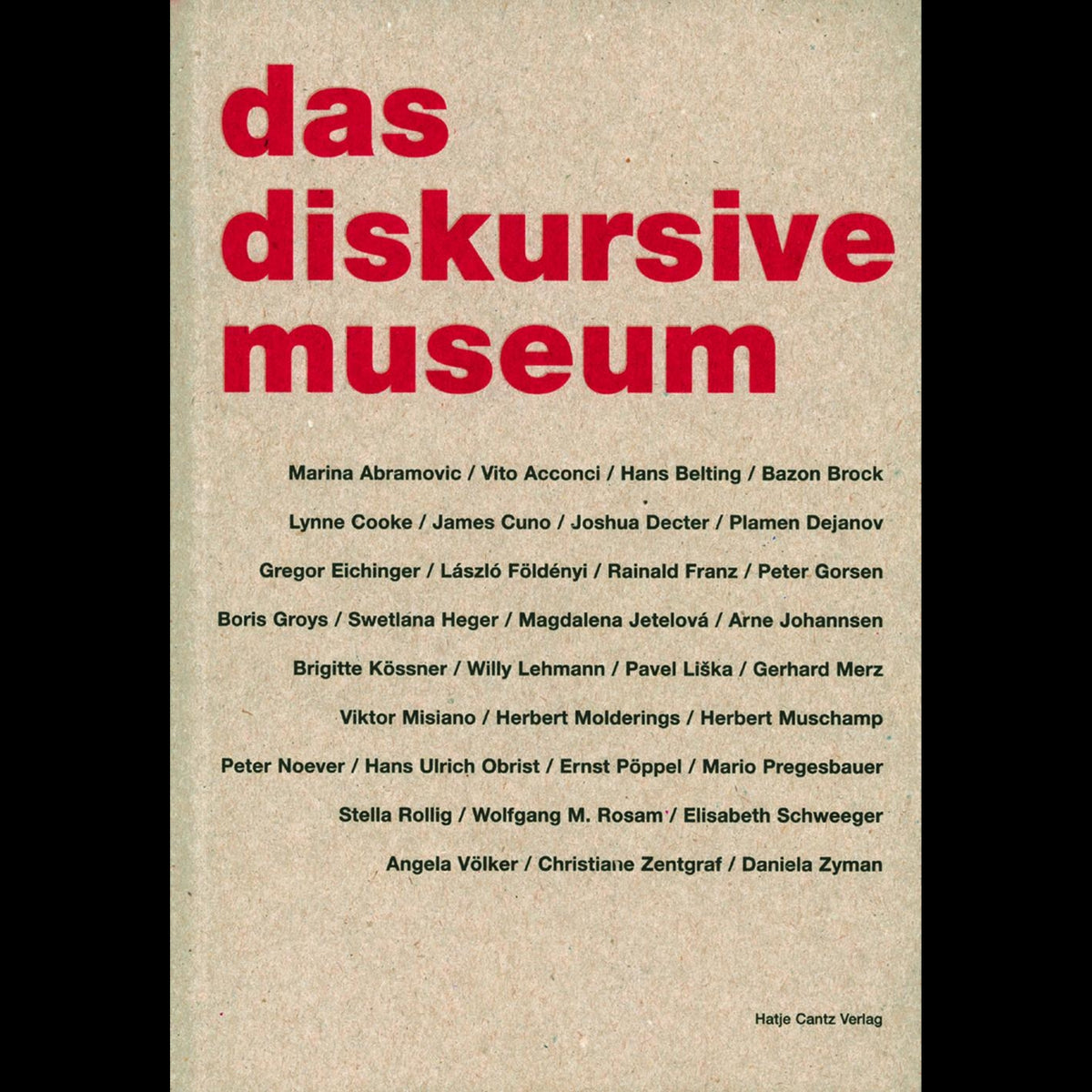 Coverbild das diskursive museum