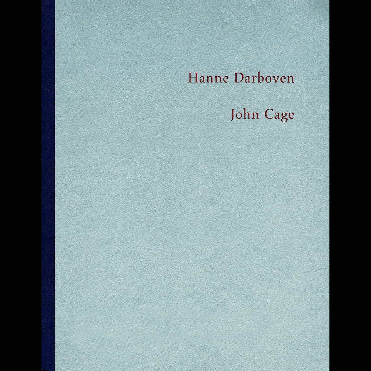 Coverbild Hanne Darboven/John Cage