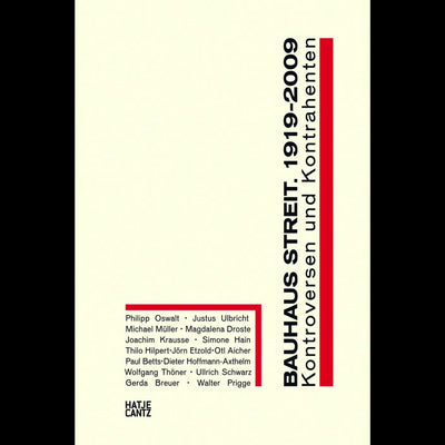 Cover Bauhaus Streit. 1919-2009