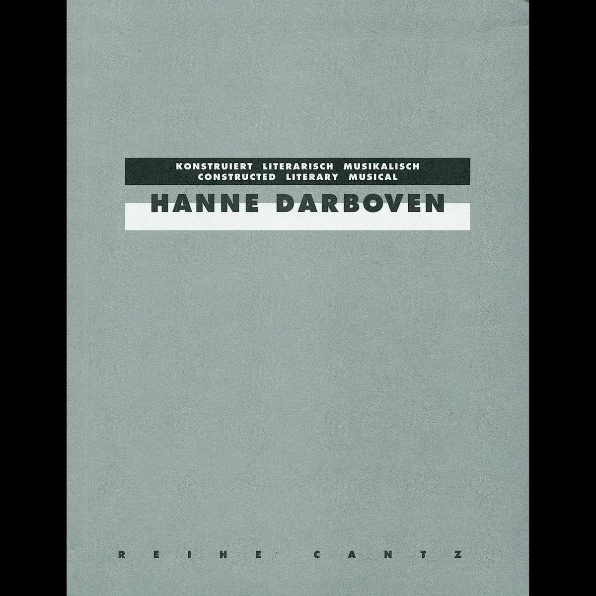 Coverbild Hanne Darboven